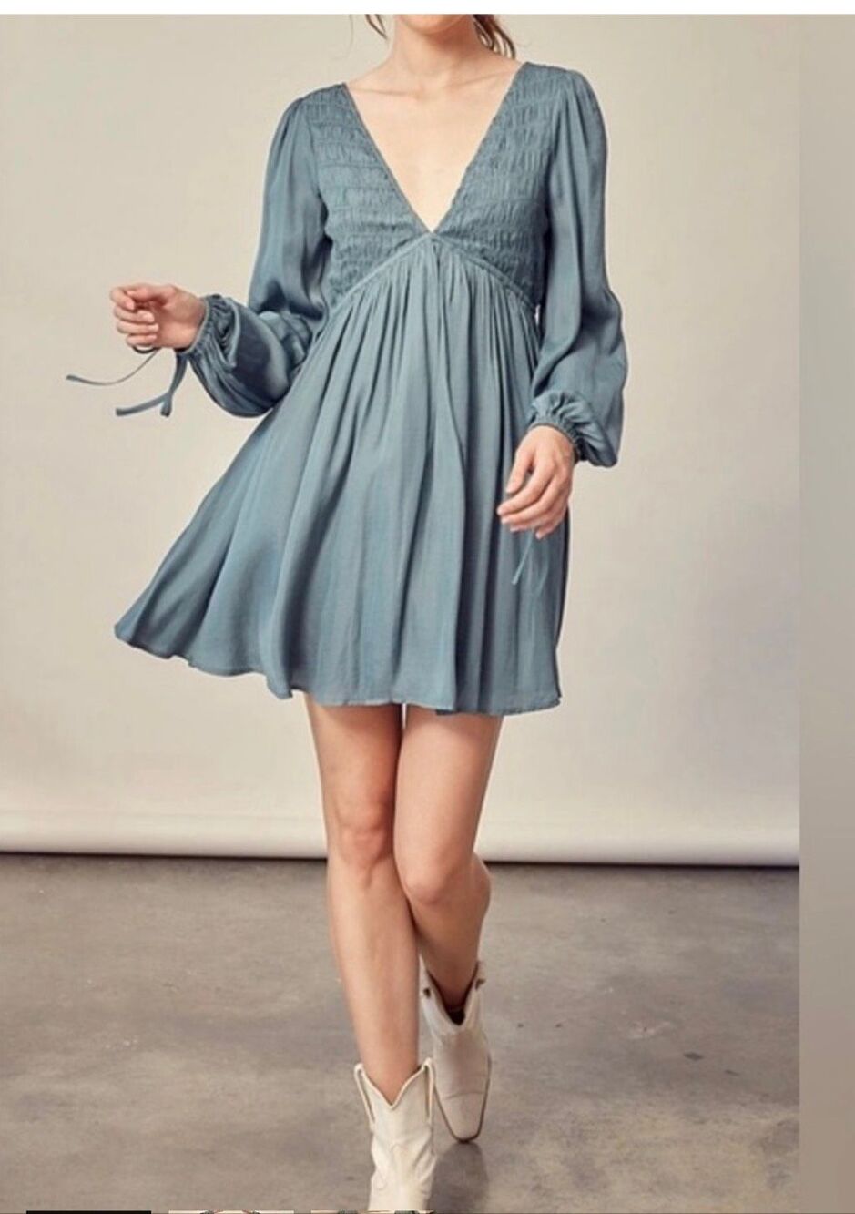 NWT Mustard Seed Dress Sage Green Size S Boho Romantic